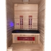 Binnenkant van de Health Mate sauna NSE 2 voor 2 personen